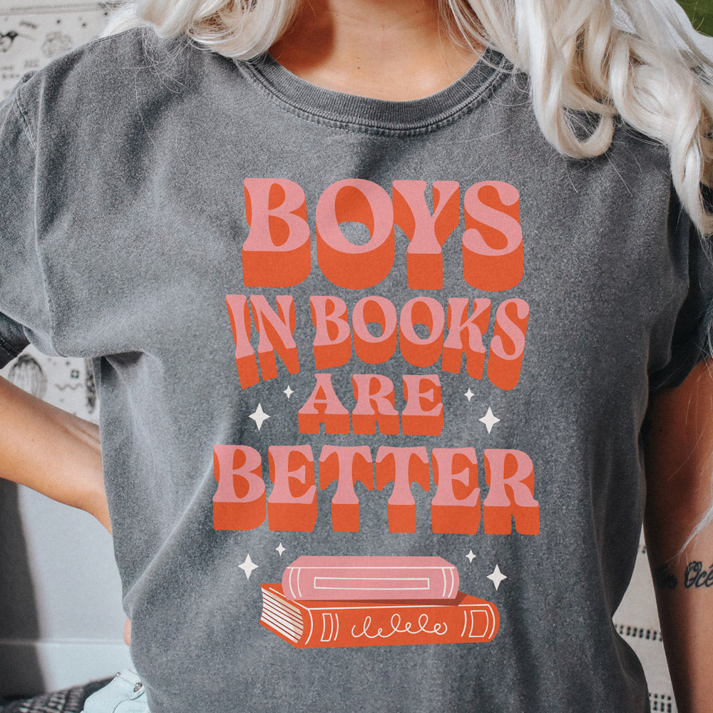 Boys In Books Are Better Shirt product image 1