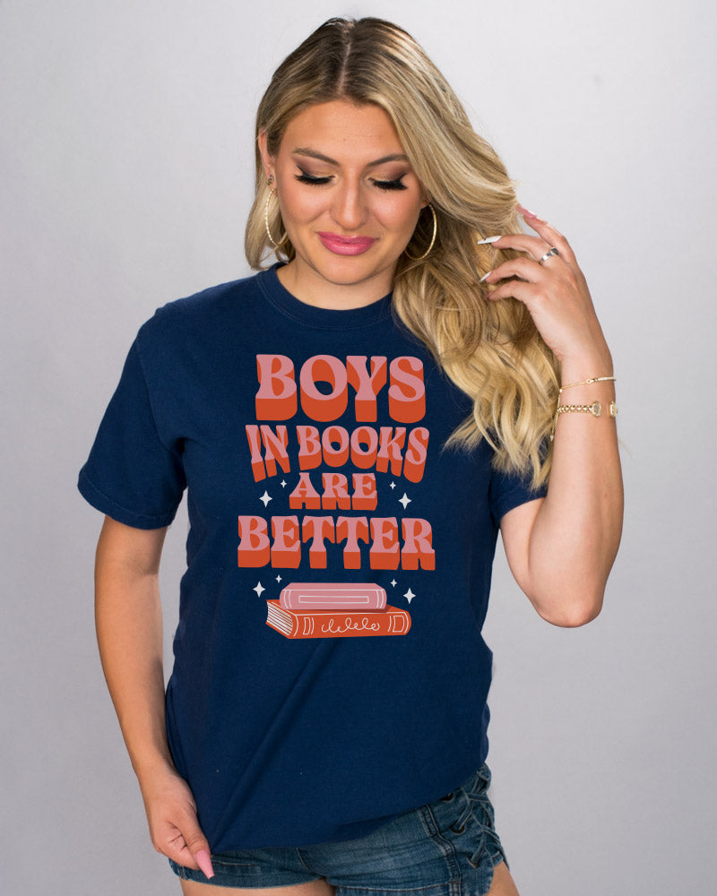 Boys In Books Are Better Shirt product image 2