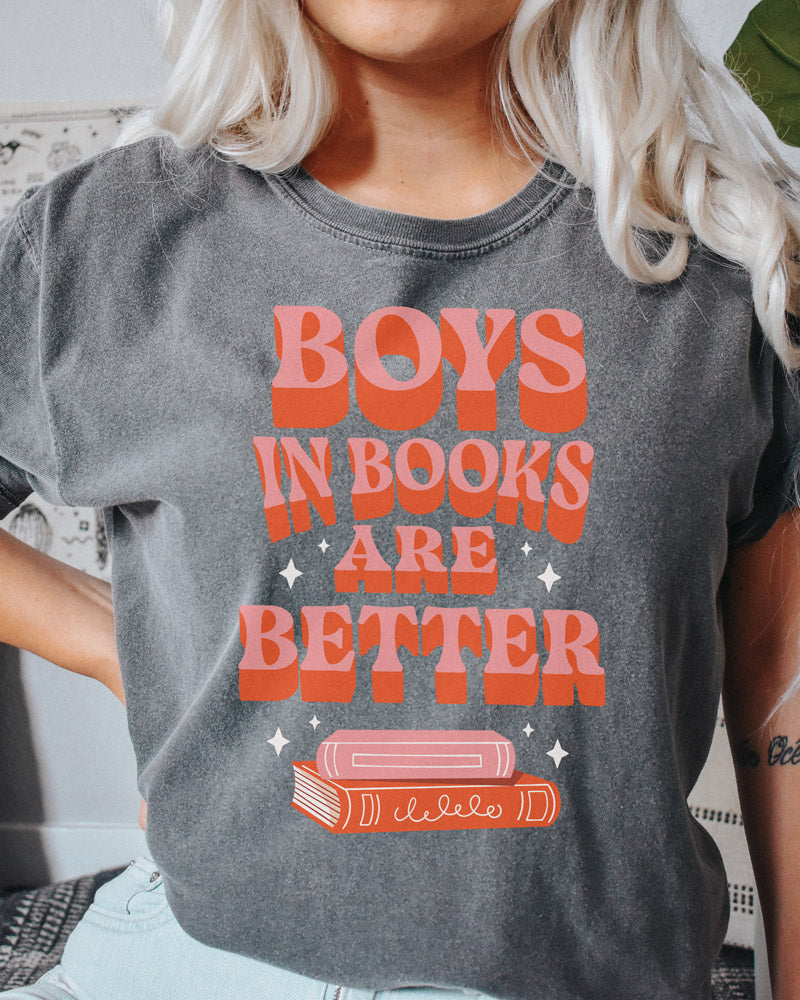 Boys In Books Are Better Shirt product image 3
