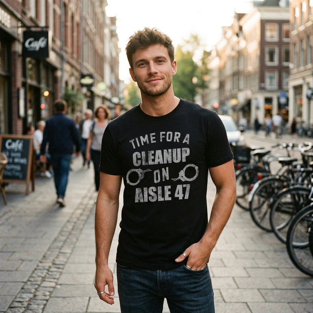 Time For A Cleanup On Aisle 47 Men's T Shirt product image 2