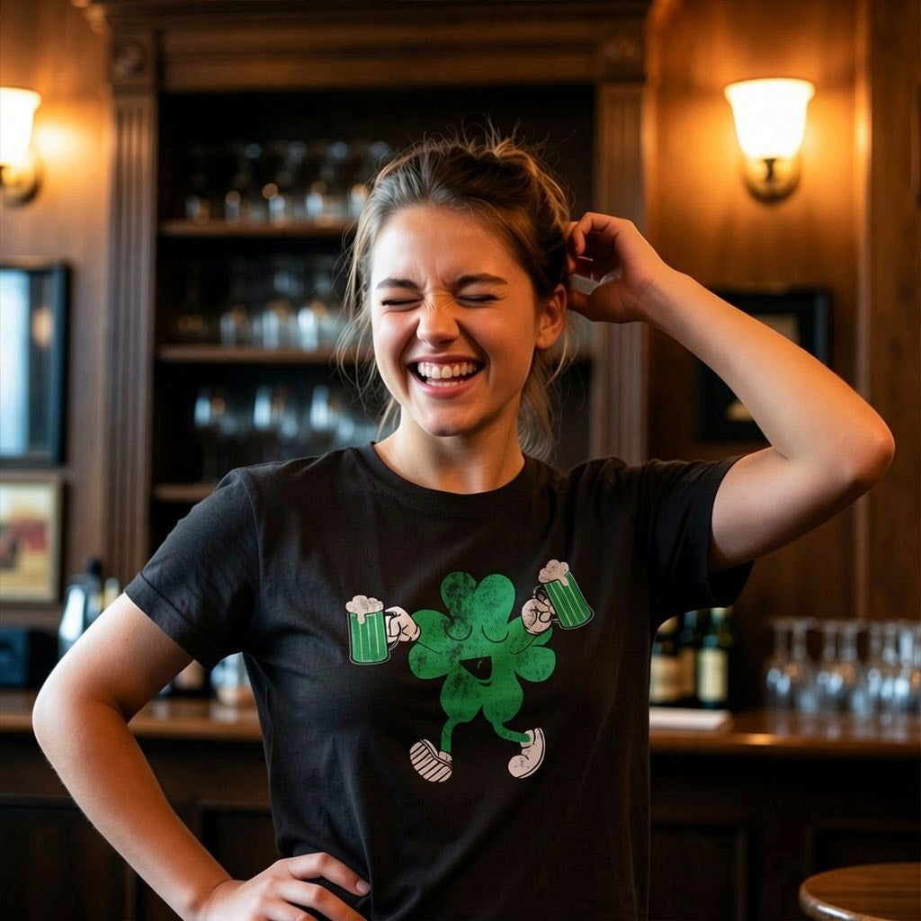 Clover Drinking Women's T Shirt product image 2