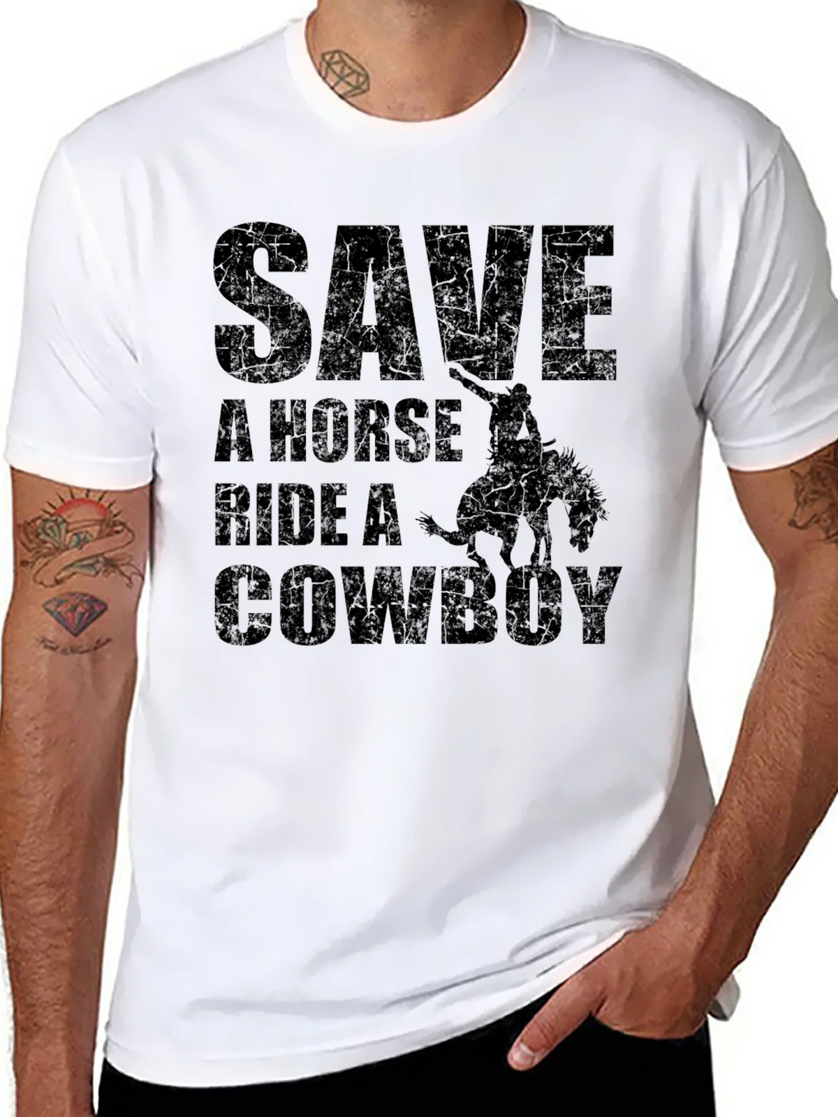 Save A Horse Ride A Cowboy Graphic Tee product image 5