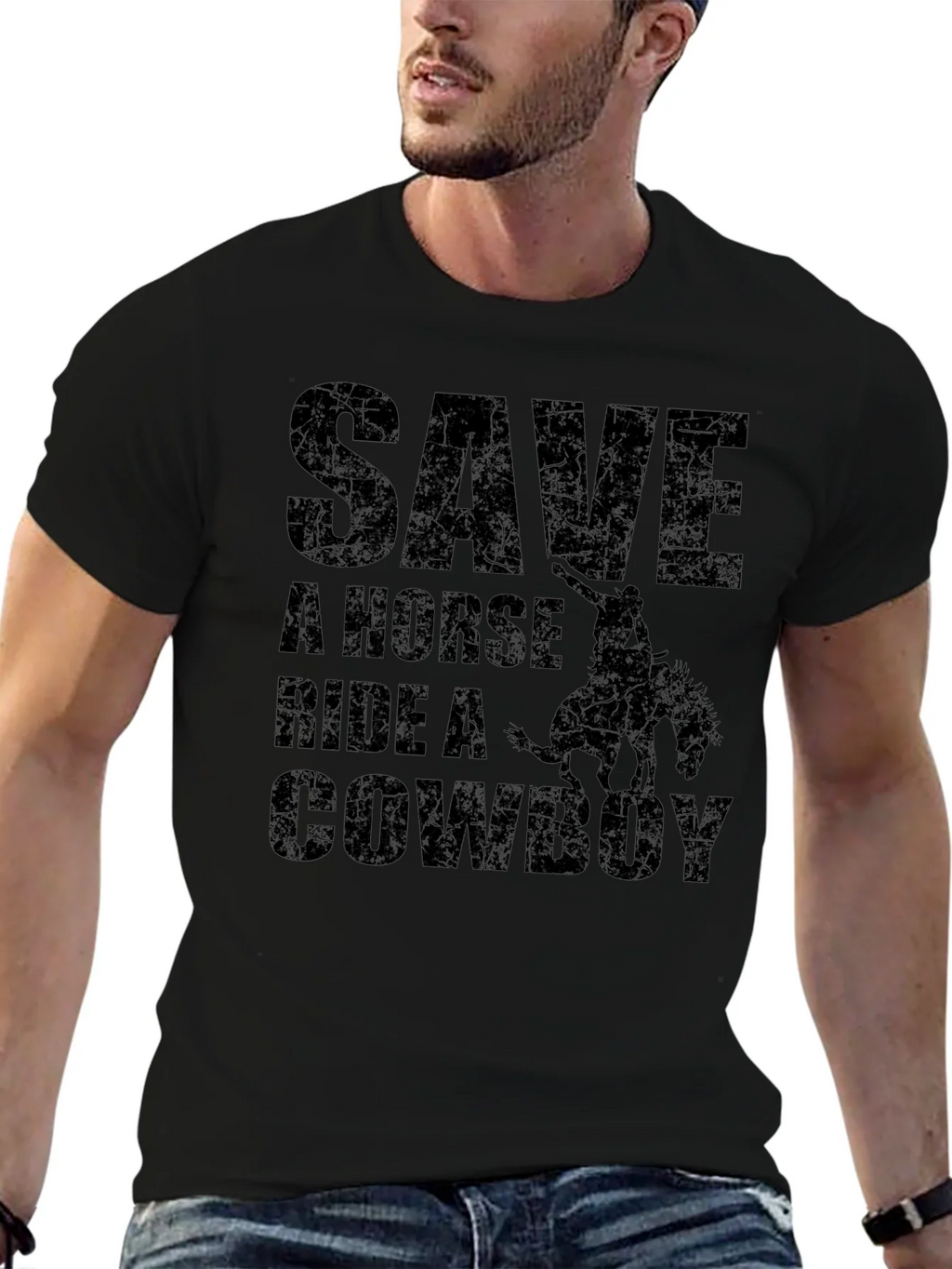 Save A Horse Ride A Cowboy Graphic Tee product image 4