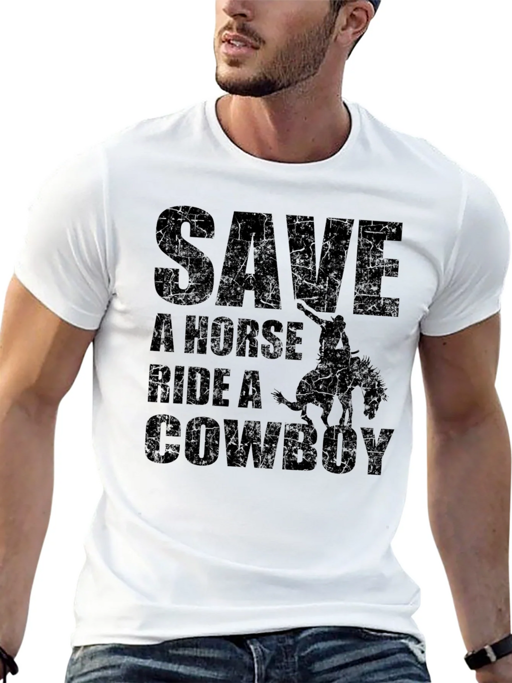 Save A Horse Ride A Cowboy Graphic Tee product image 10