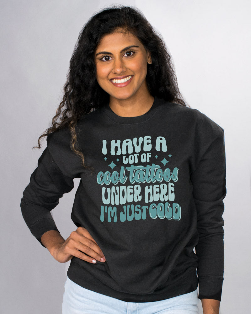 A Lot of Cool Tattoos Crewneck Sweatshirt product image 2