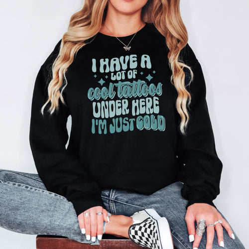 A Lot of Cool Tattoos Crewneck Sweatshirt product image 1