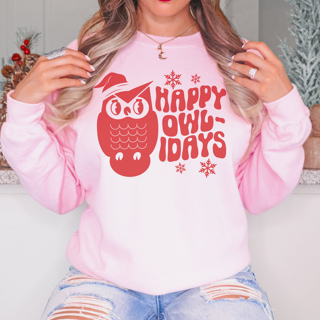 Happy Owlidays Sweatshirt product image 1