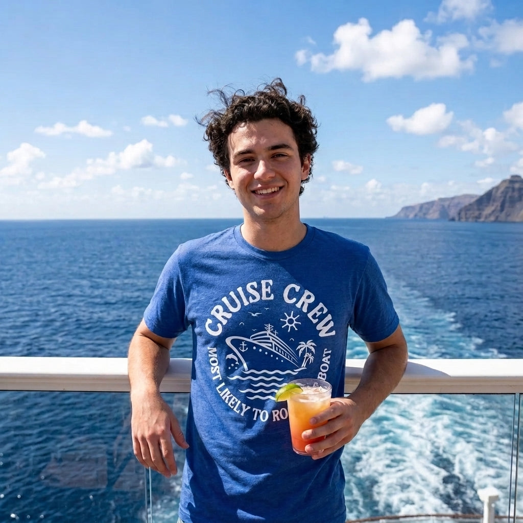 Cruise Crew Most Likely To Rock The Boat Men's T Shirt product image 2