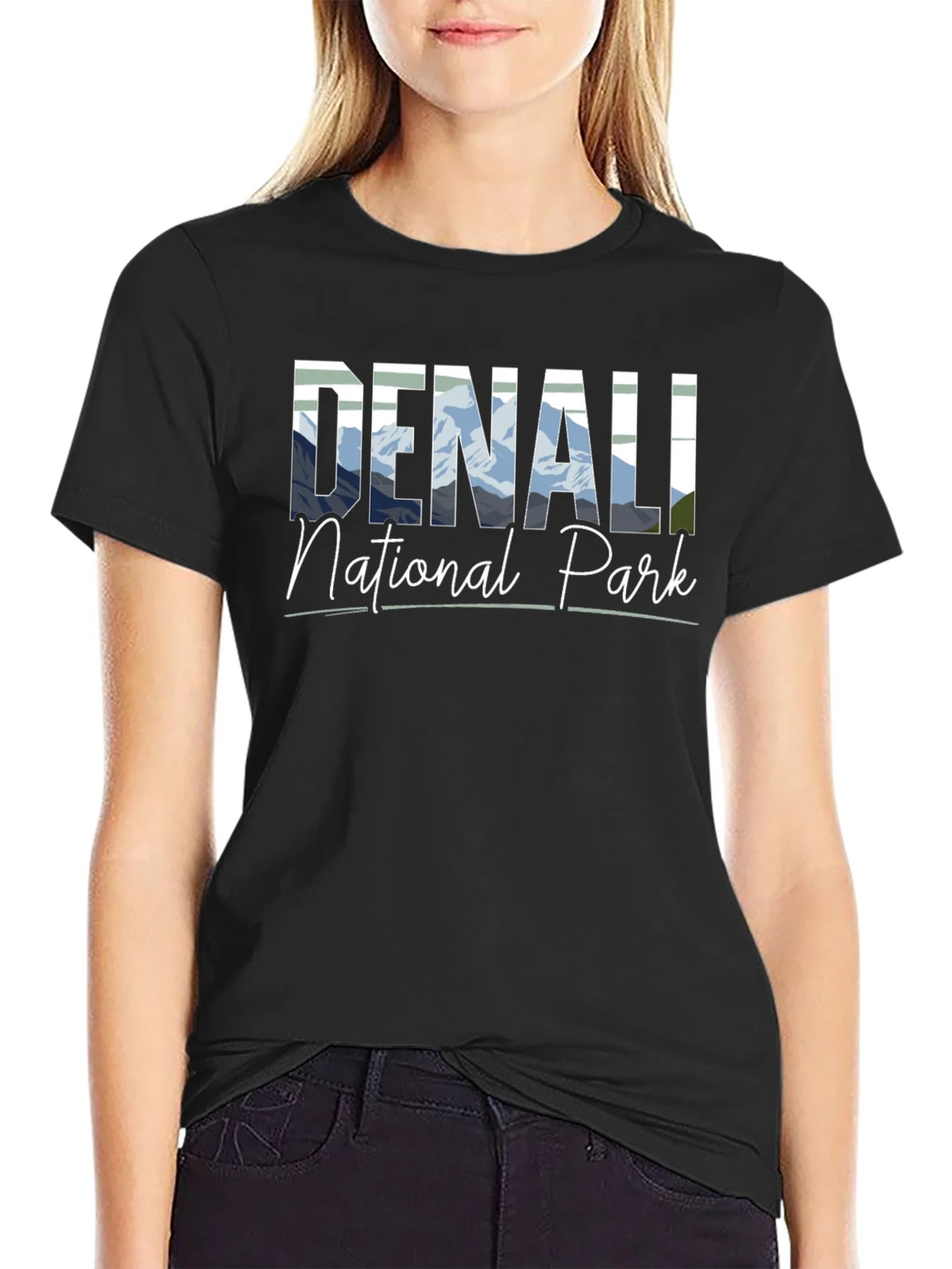 Denali National Park Black T-Shirt product image 2