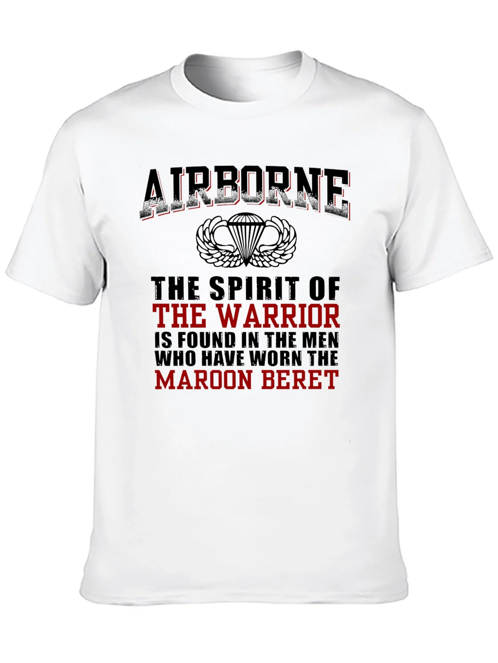 Airborne Warrior T-Shirt - Maroon Beret Pride product image 7