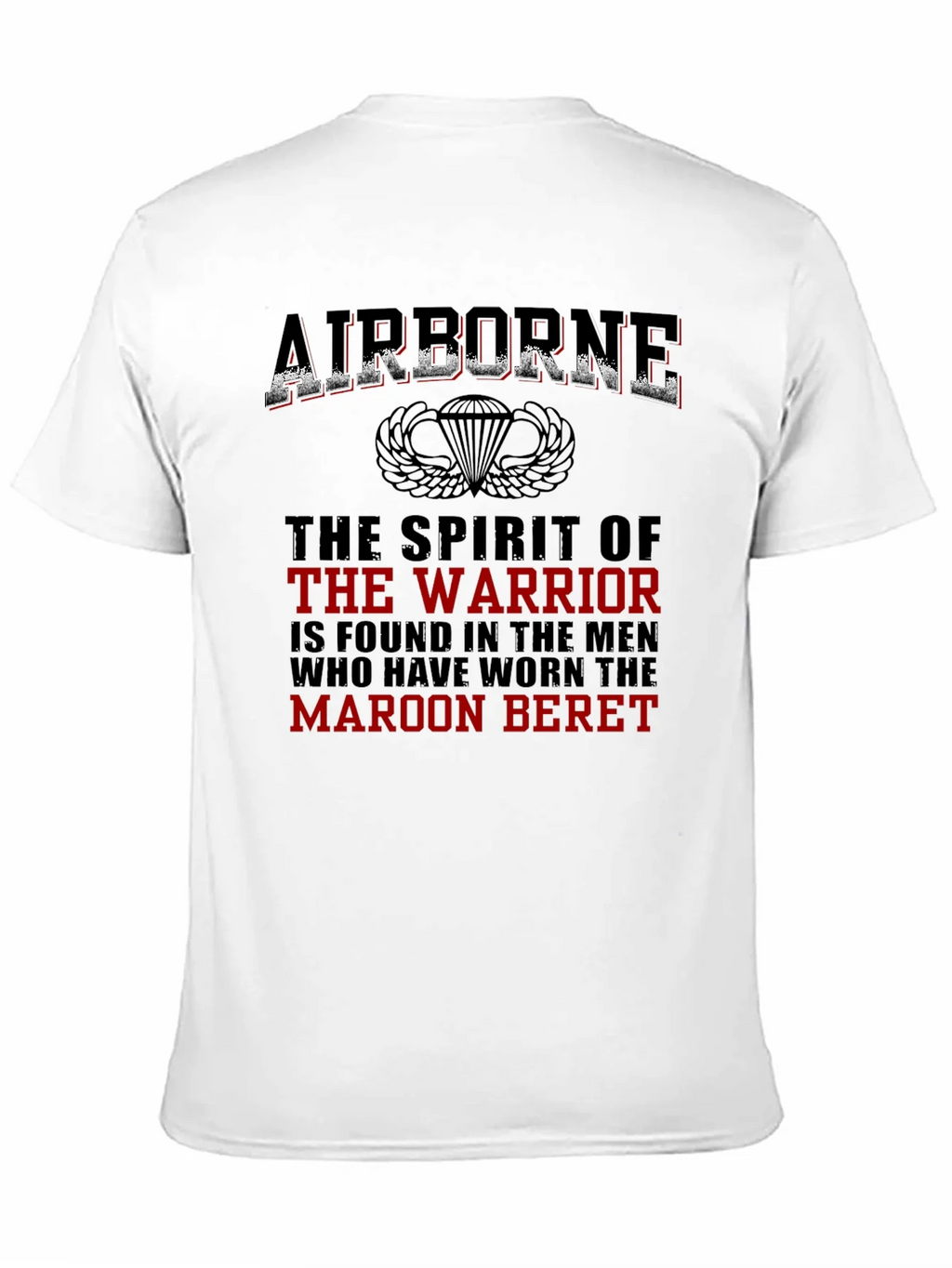 Airborne Warrior T-Shirt - Maroon Beret Pride product image 8