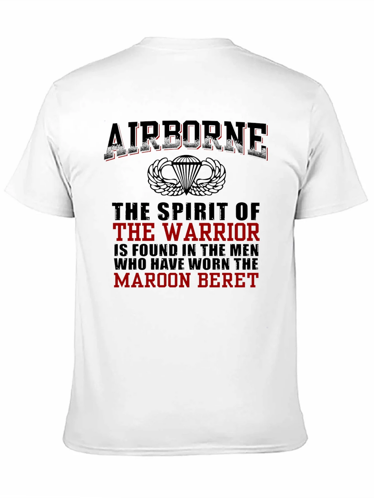 Airborne Warrior T-Shirt - Maroon Beret Pride product image 8