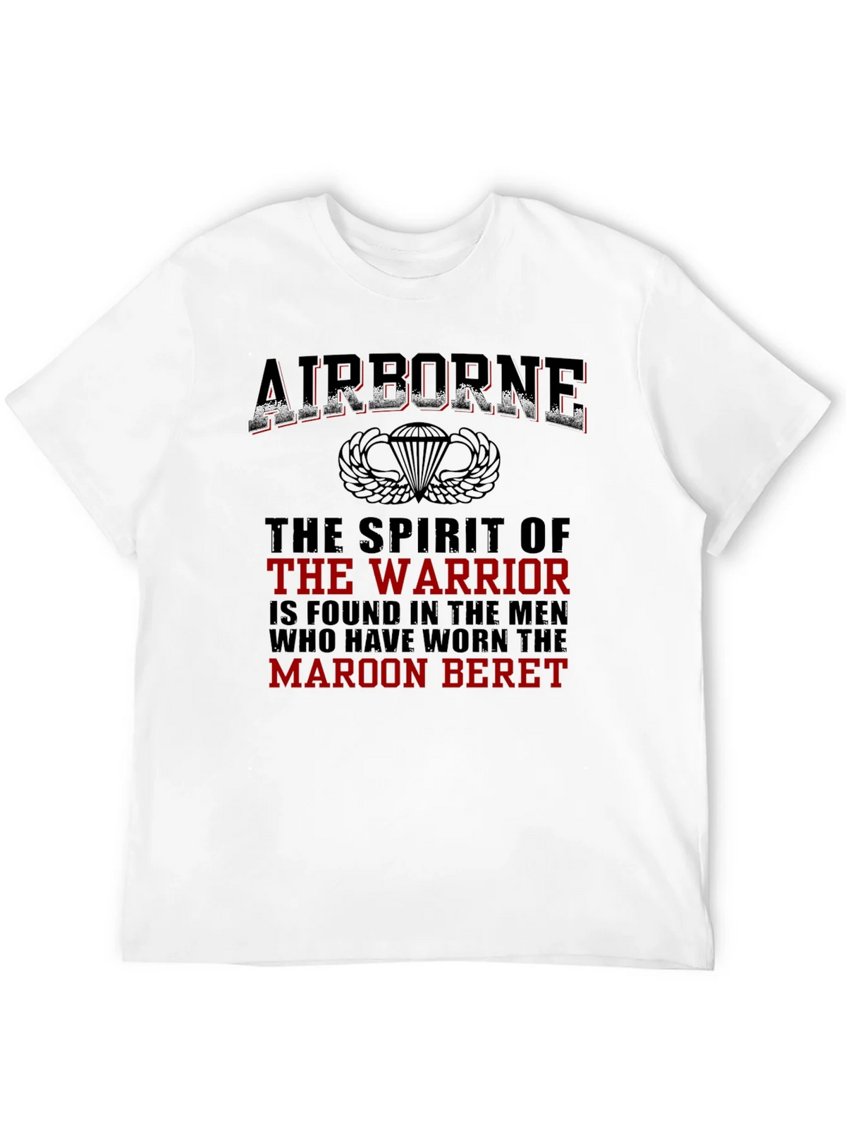 Airborne Warrior T-Shirt - Maroon Beret Pride product image 9