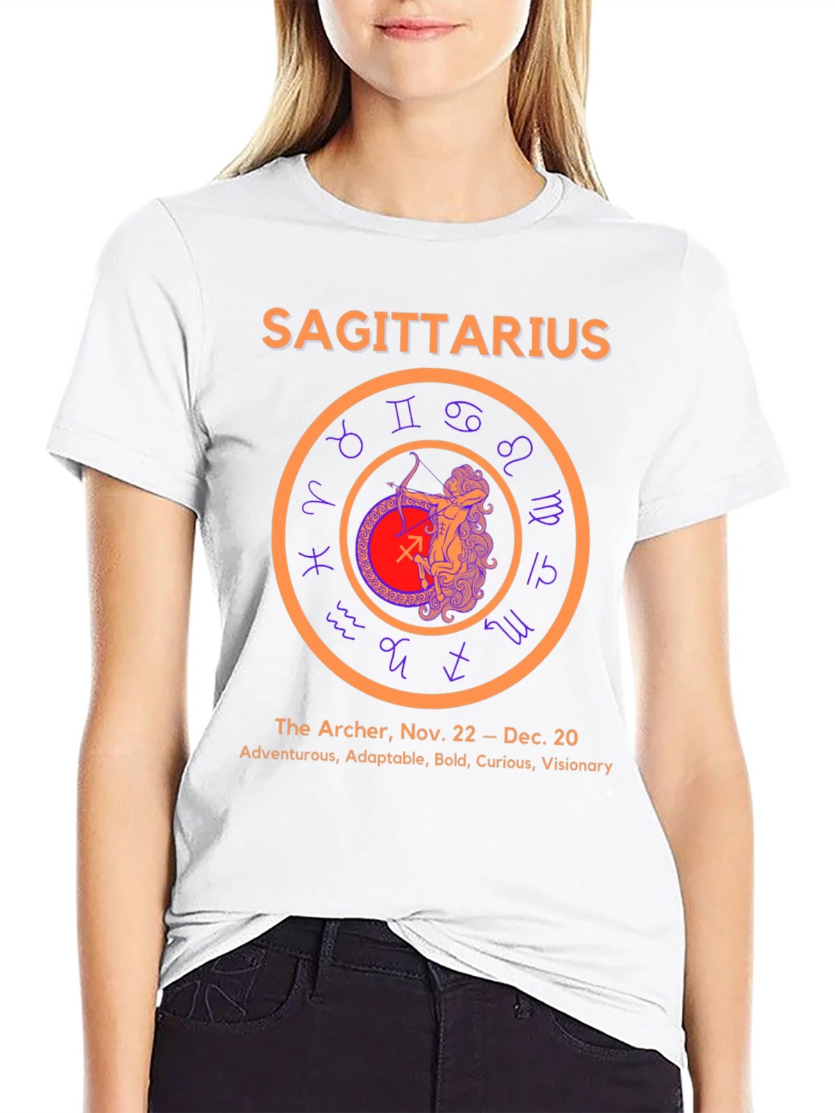 Sagittarius Zodiac T-Shirt - The Archer Tee product image 8