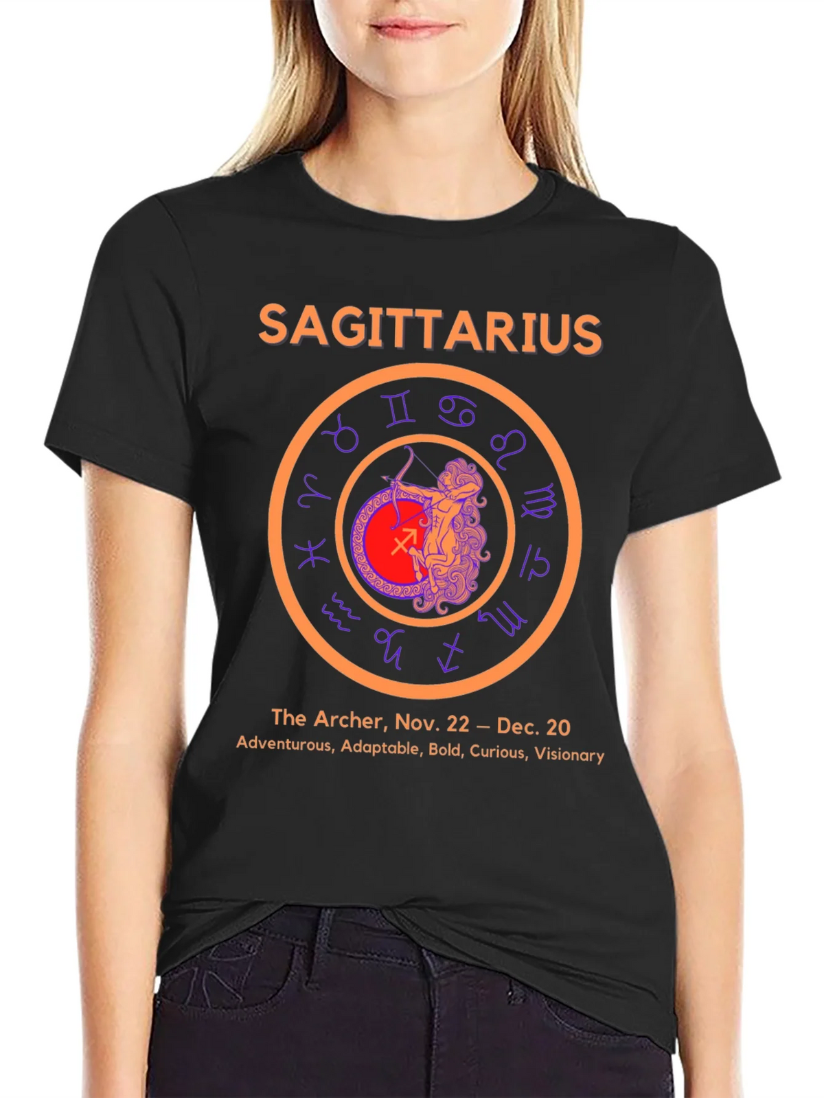 Sagittarius Zodiac T-Shirt - The Archer Tee product image 2