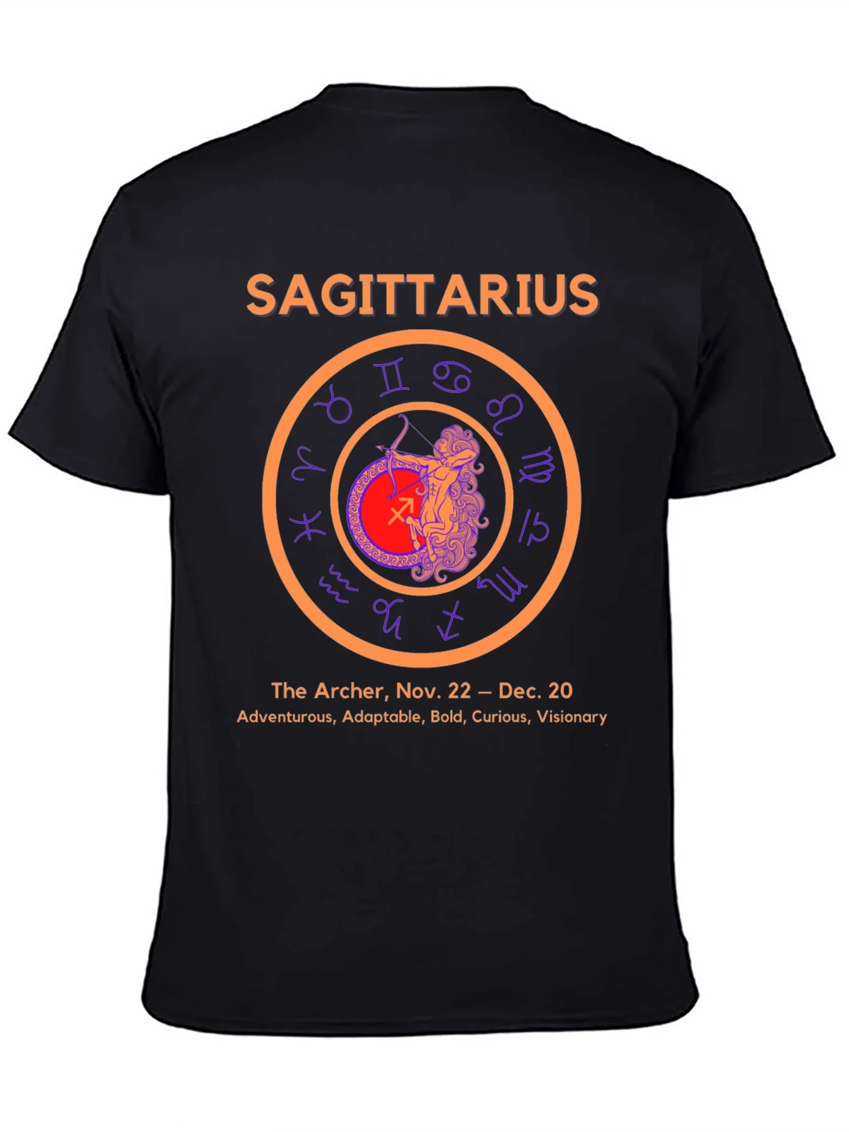 Sagittarius Zodiac T-Shirt - The Archer Tee product image 4