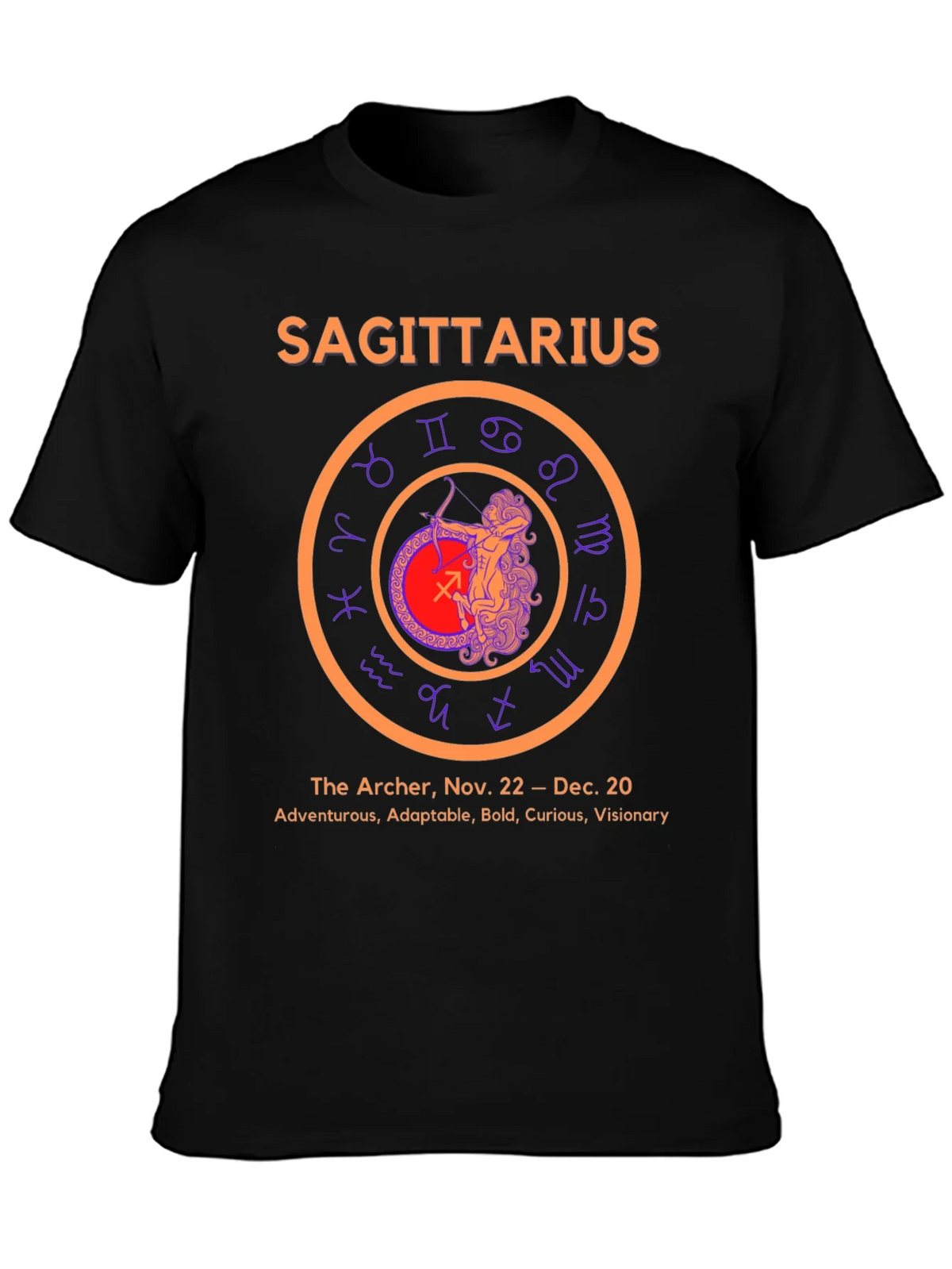 Sagittarius Zodiac T-Shirt - The Archer Tee product image 3