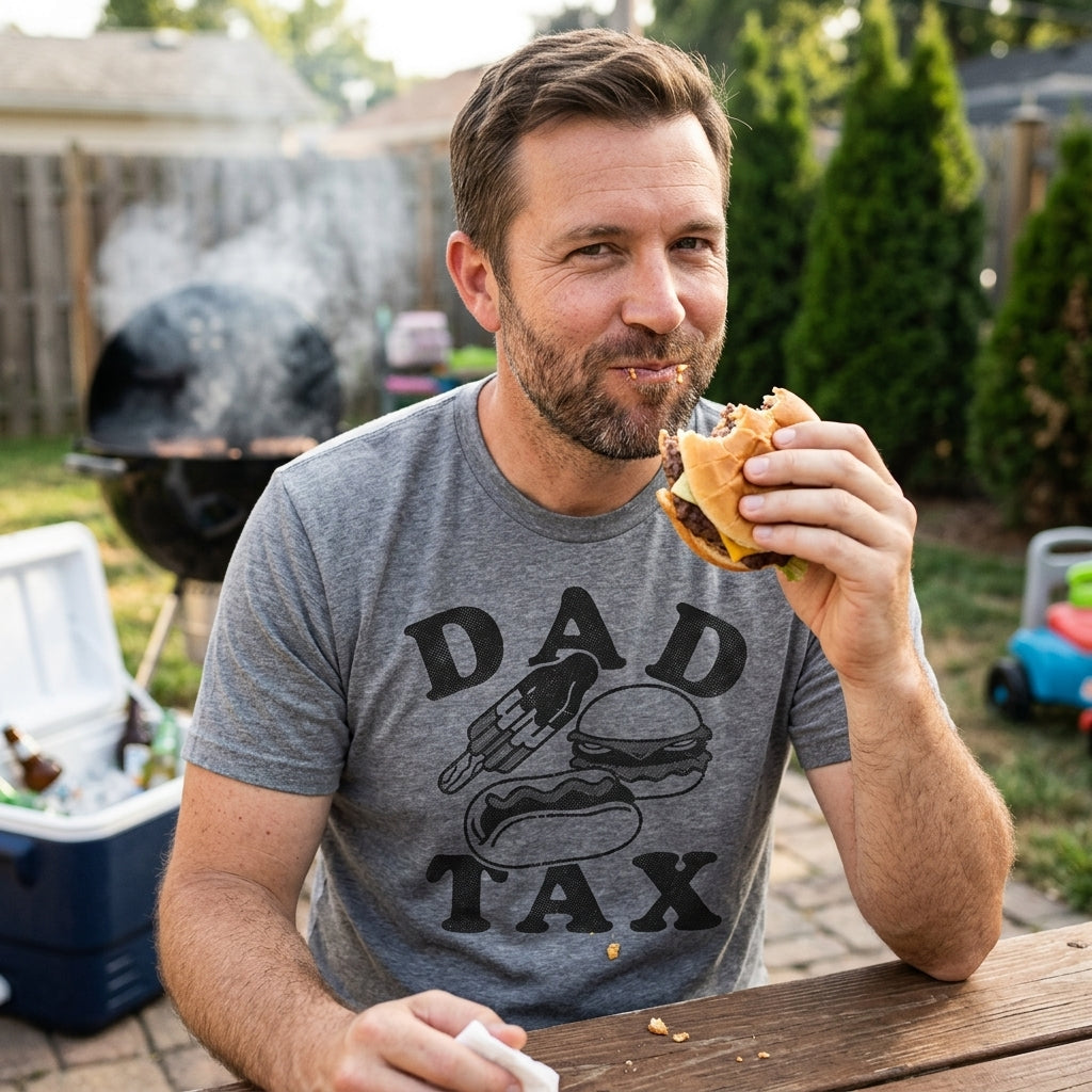 Dad Tax Junk Food Men's T Shirt product image 4