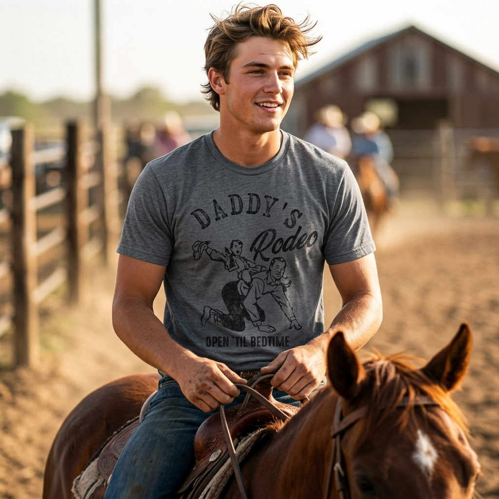 Daddys Rodeo Open Til Bedtime Men's T Shirt product image 2