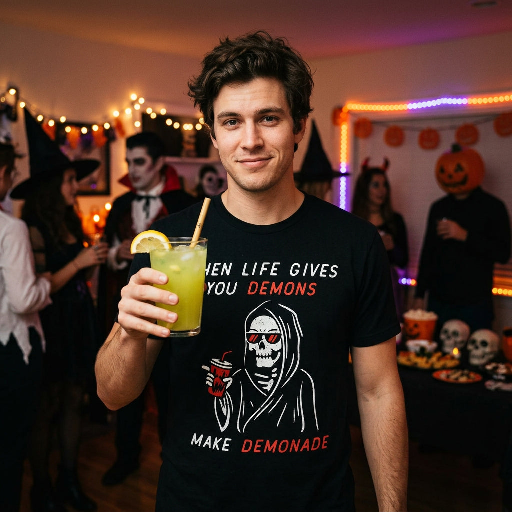 When Life Gives You Demons Men's T Shirt product image 2