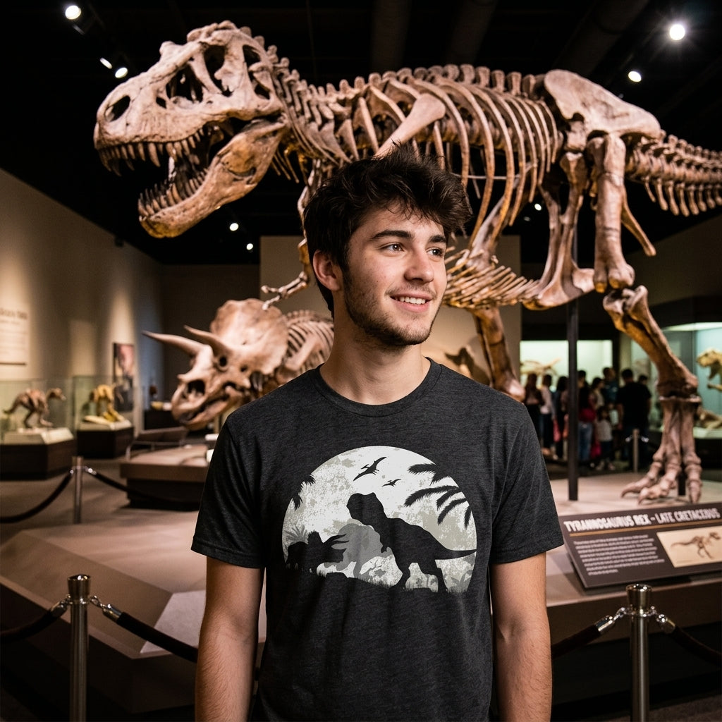 Moonlight Dinos Men's T Shirt product image 2