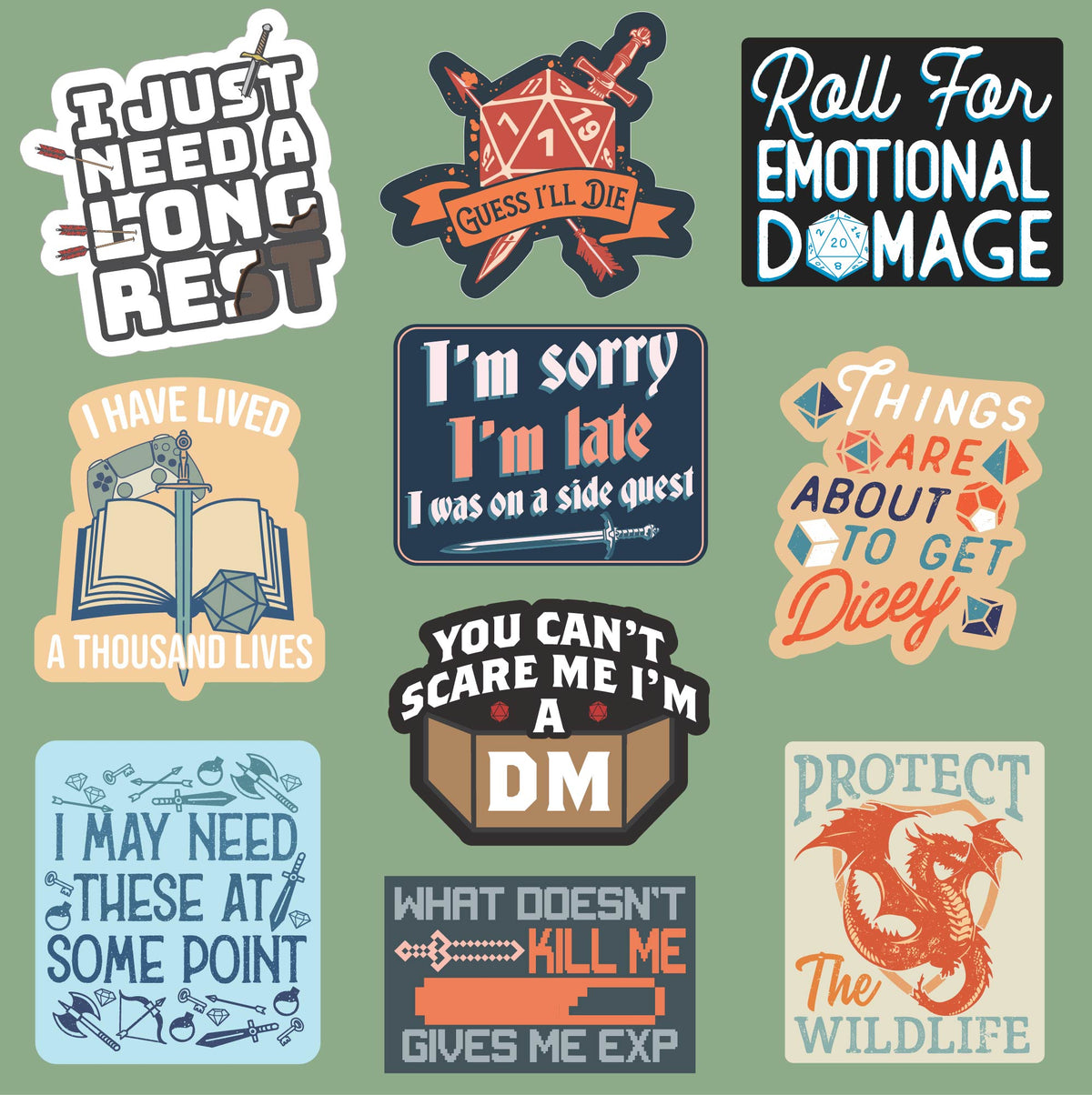 RPG Stickers