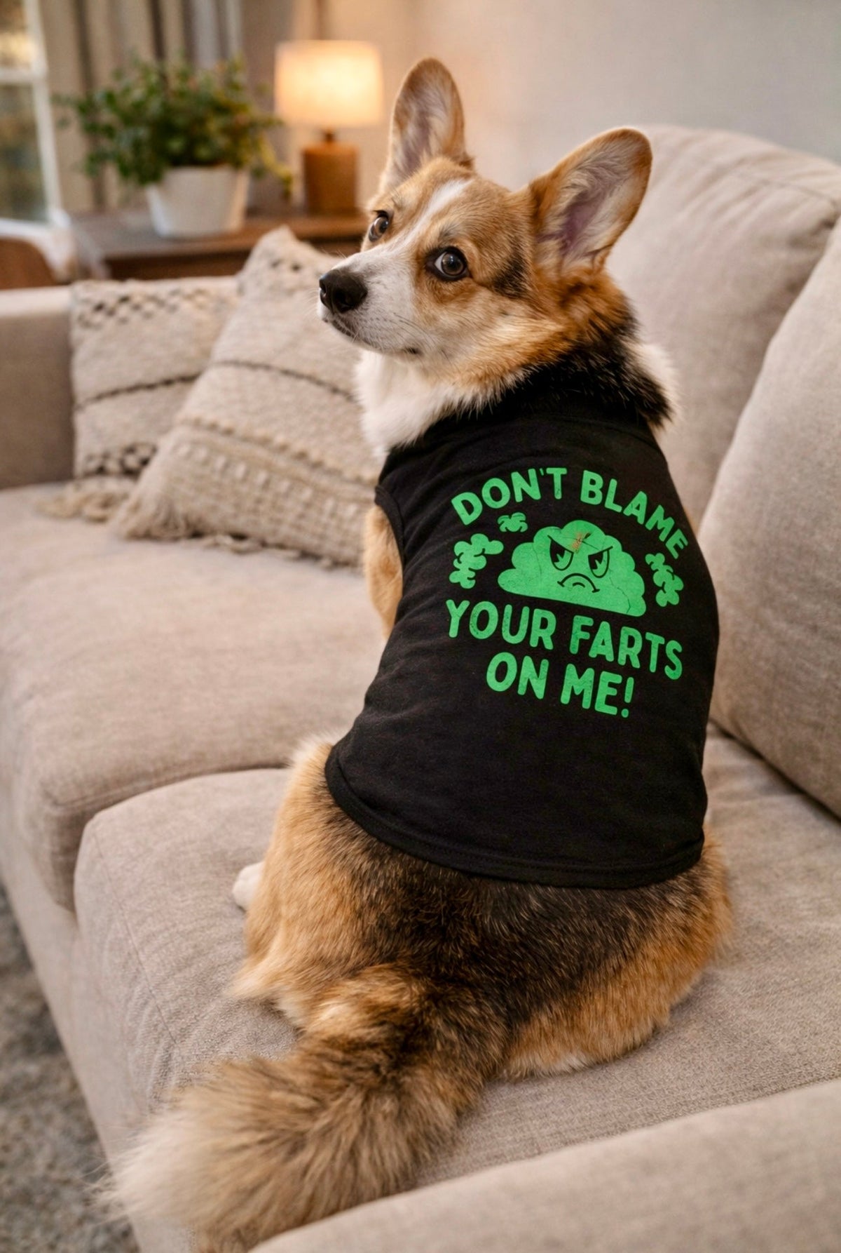 Dont Blame Your Farts On Me Dog Shirt product image 2