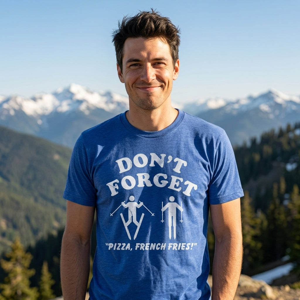 Dont Forget Pizza French Fries Men's T Shirt product image 2