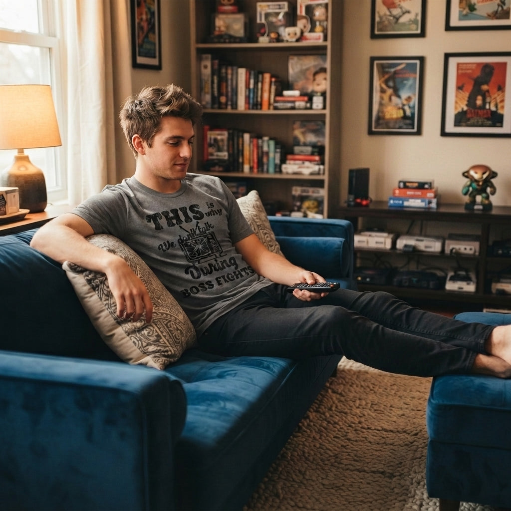 This Is Why We Dont Talk During Boss Fights Men's T Shirt product image 2