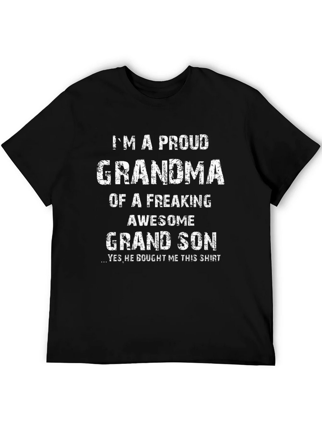 Proud Grandma Graphic T-Shirt - Freaking Awesome Grandson product image 2