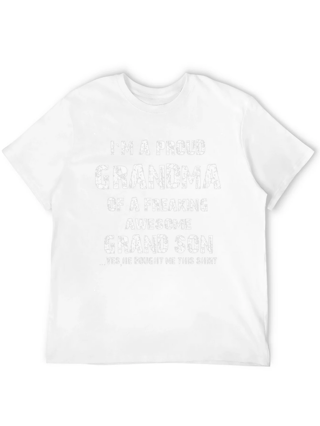 Proud Grandma Graphic T-Shirt - Freaking Awesome Grandson product image 6