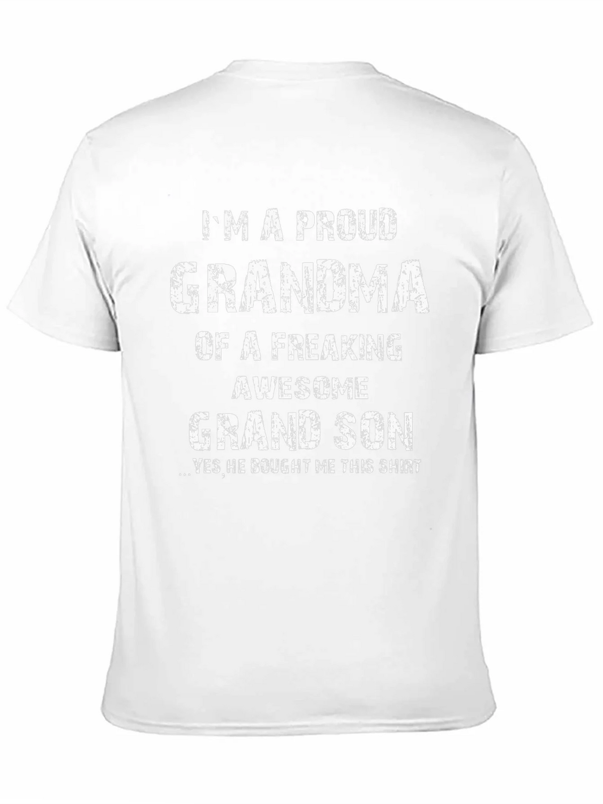 Proud Grandma Graphic T-Shirt - Freaking Awesome Grandson product image 5