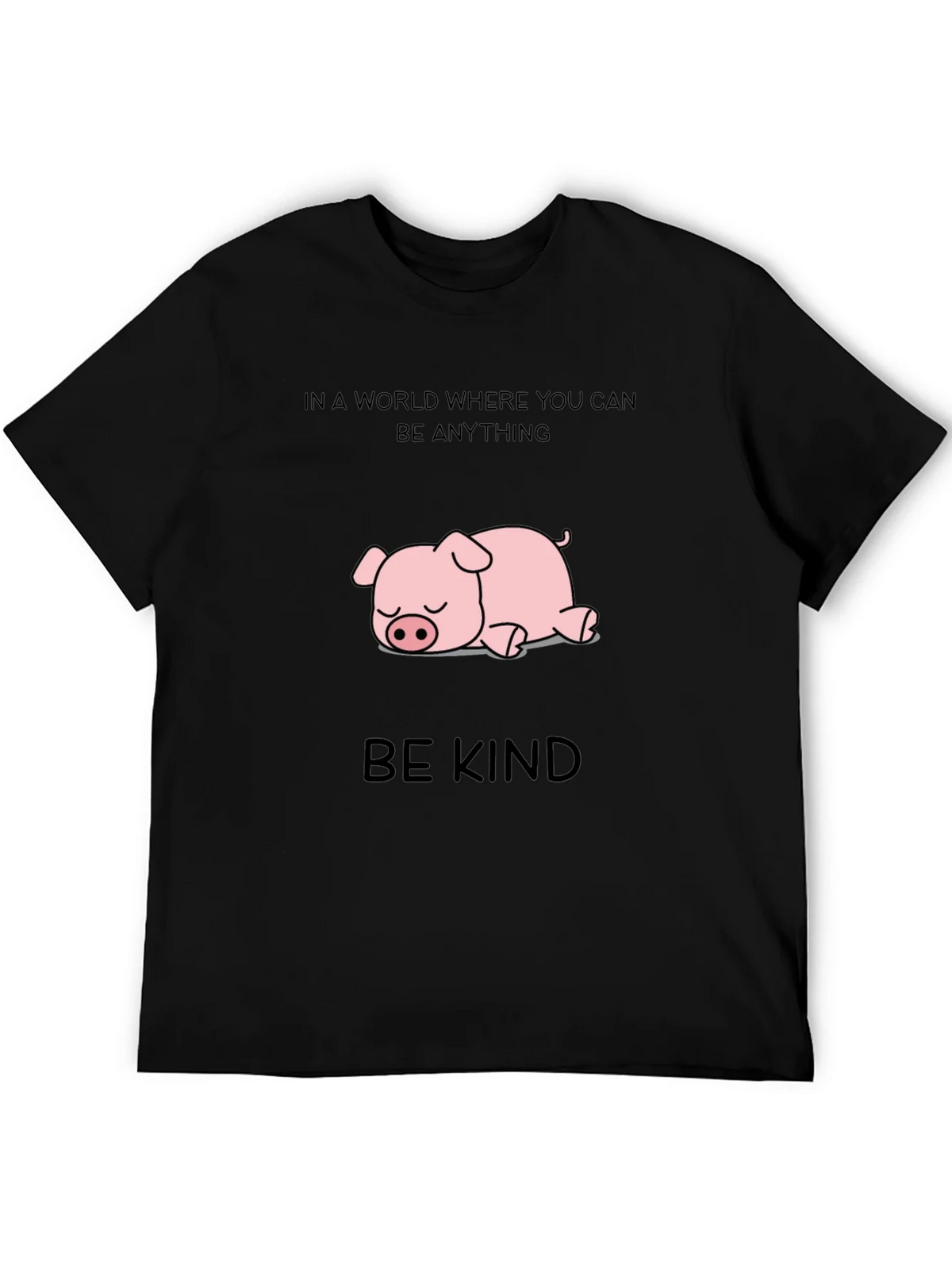 Be Kind Pig T-Shirt - Unisex Cotton Tee product image 3