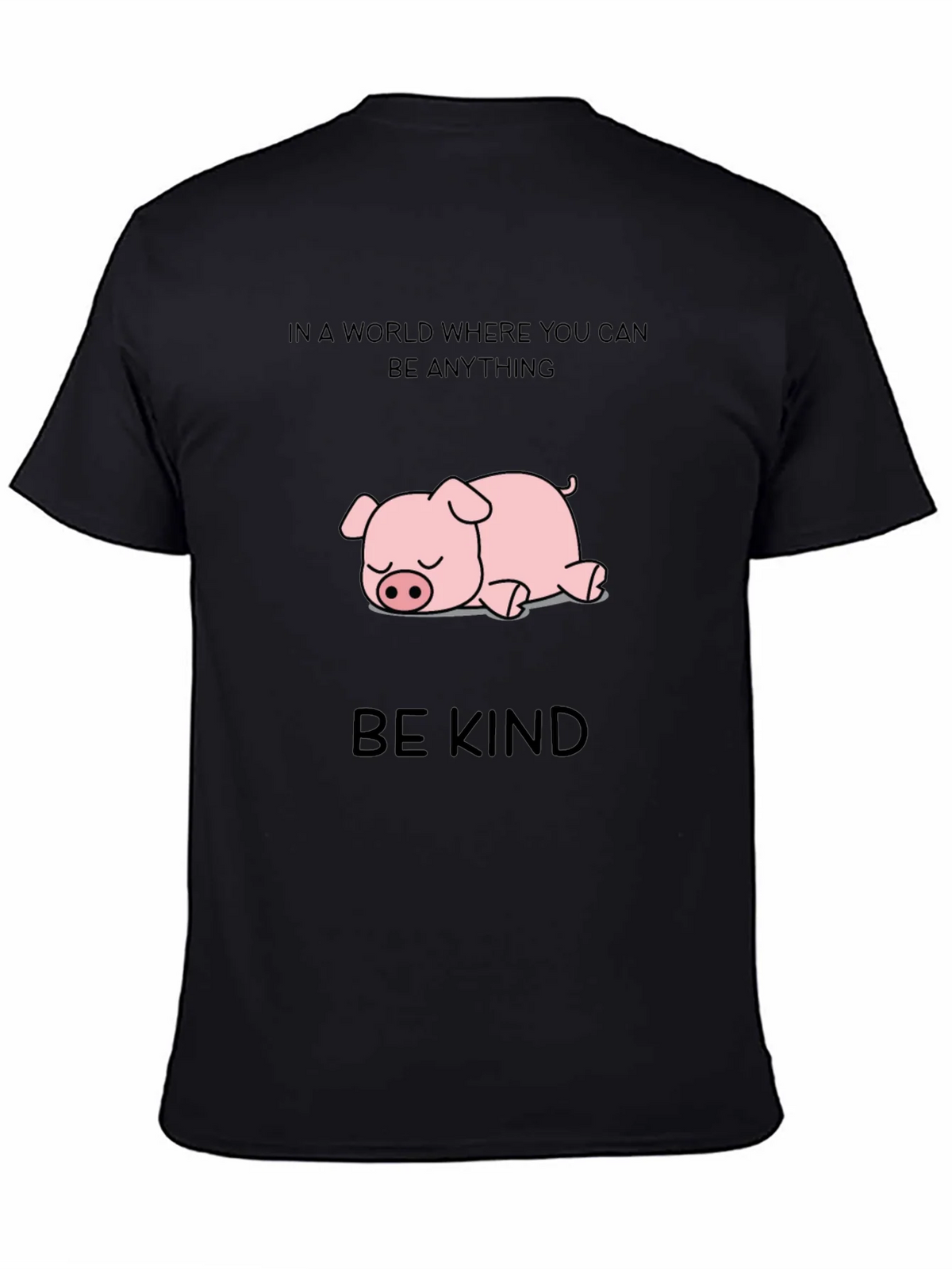 Be Kind Pig T-Shirt - Unisex Cotton Tee product image 2