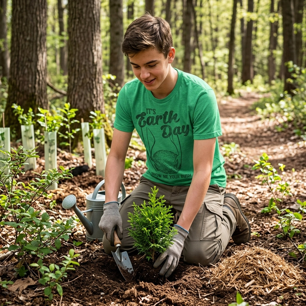 Its Earth Day Show Me Your Bush Men's T Shirt product image 2
