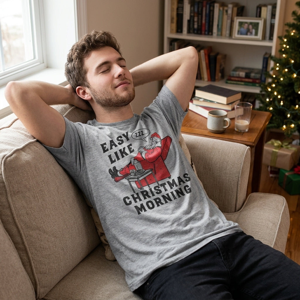 Easy Like Christmas Morning Men's T Shirt product image 2
