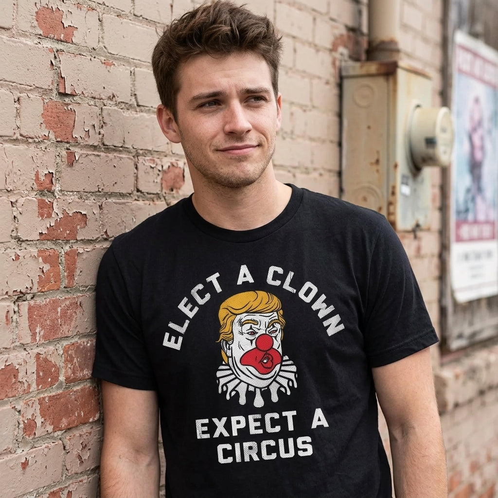 Elect A Clown Expect A Circus Men's T Shirt product image 2