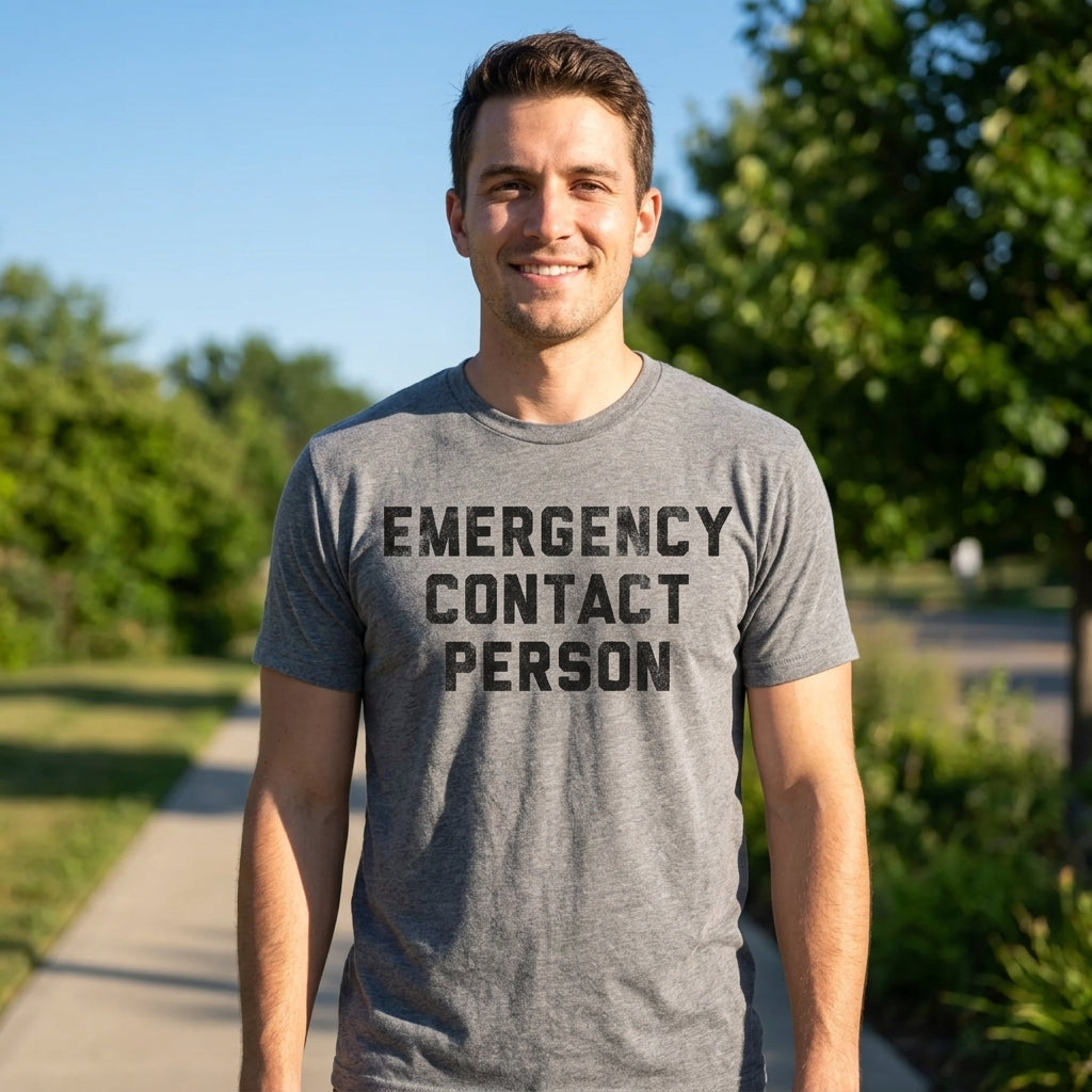 Emergency Contact Person Men's T Shirt product image 2
