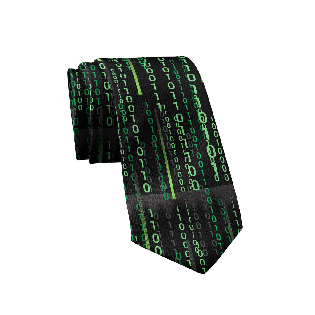Falling Code Tie
