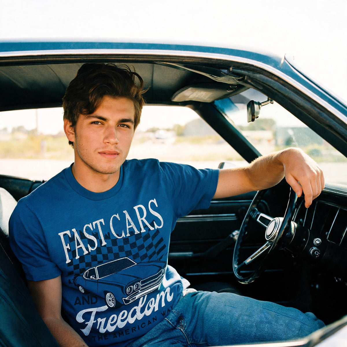 Fast Cars And Freedom Men's T Shirt product image 2