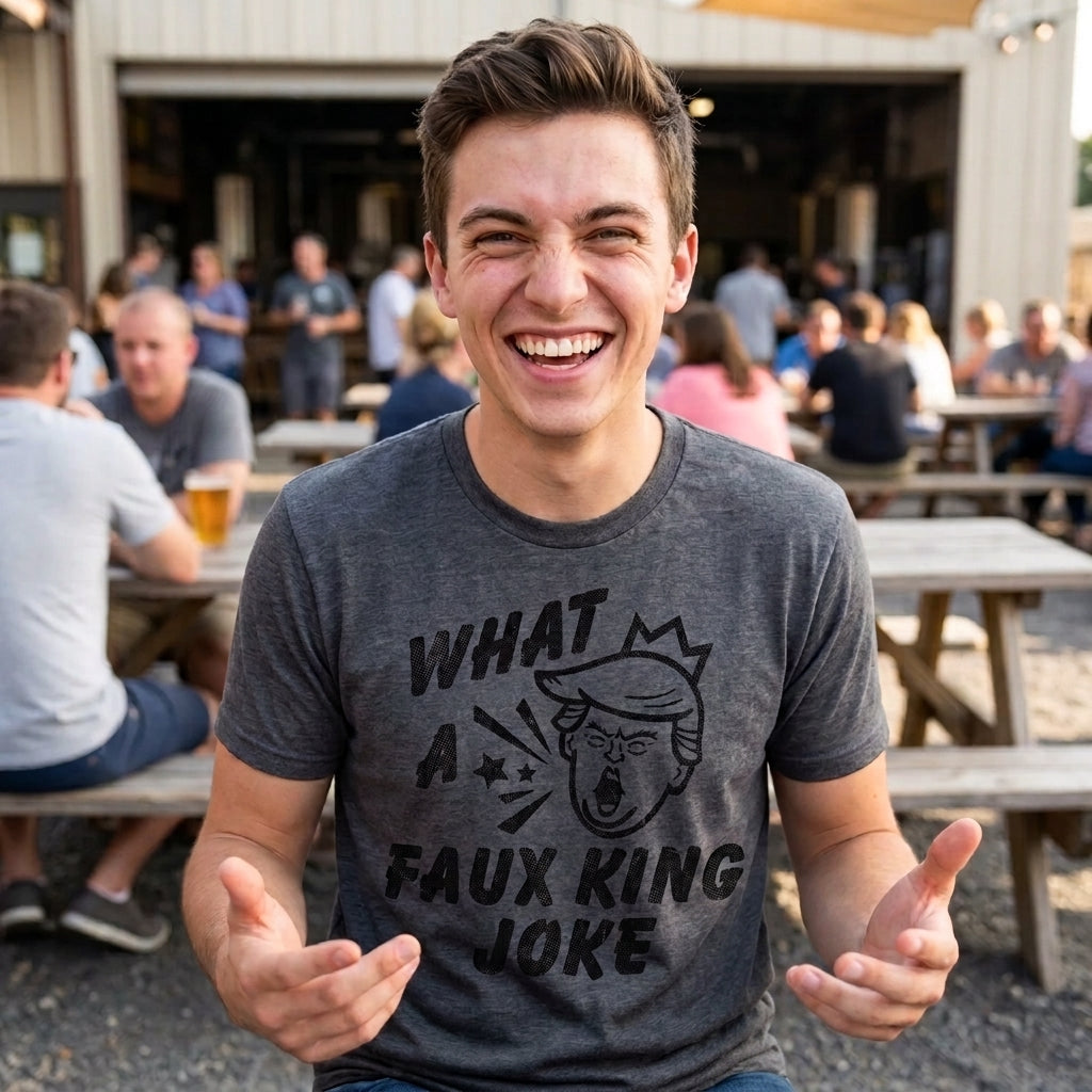 What A Faux King Joke Men's T Shirt product image 2