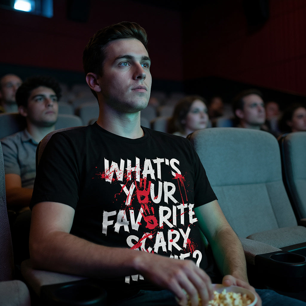 Whats Your Favorite Scary Movie Men's T Shirt product image 2