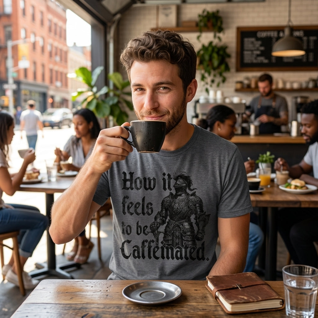How It Feels To Be Caffeinated Men's T Shirt product image 2