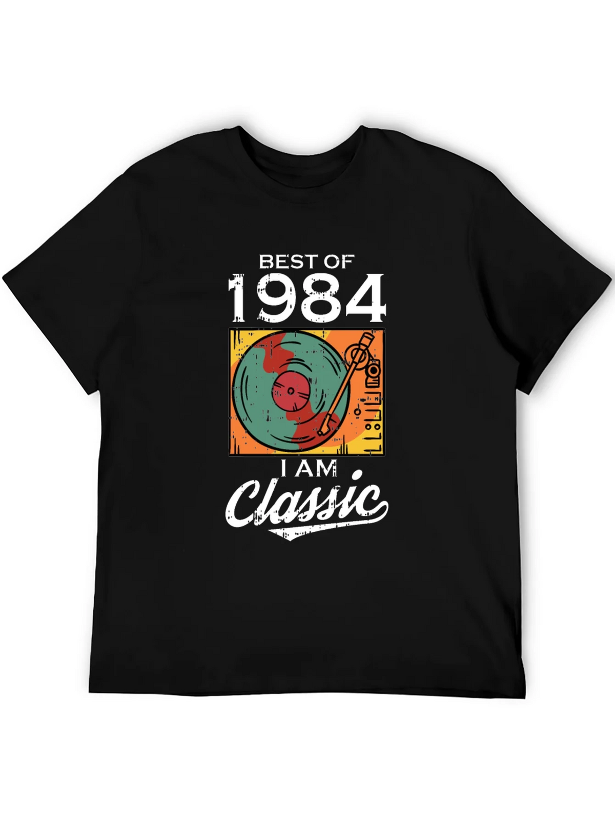 Best of 1984 Classic Tee - Vinyl Record Design product image 4
