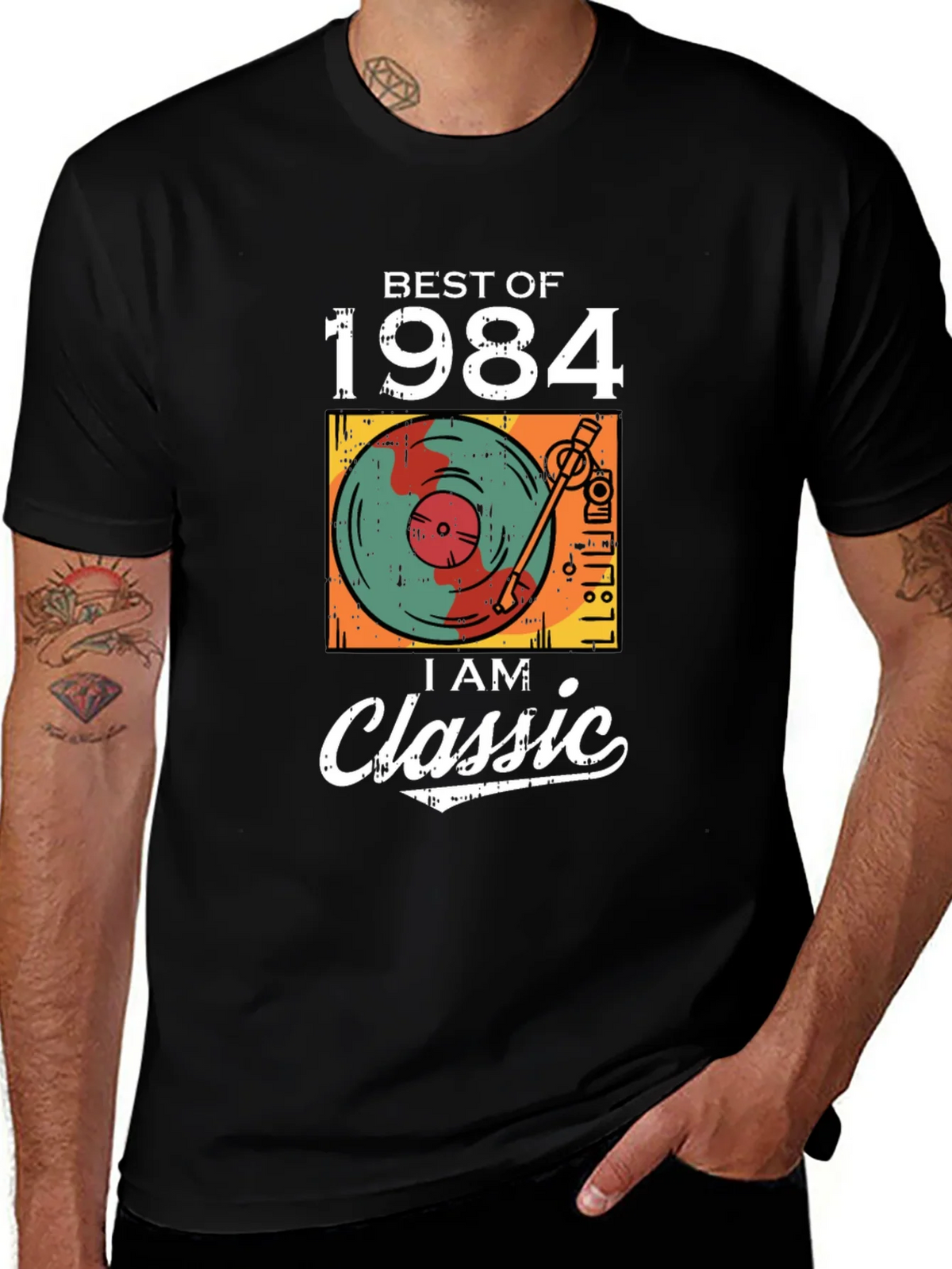 Best of 1984 Classic Tee - Vinyl Record Design product image 1