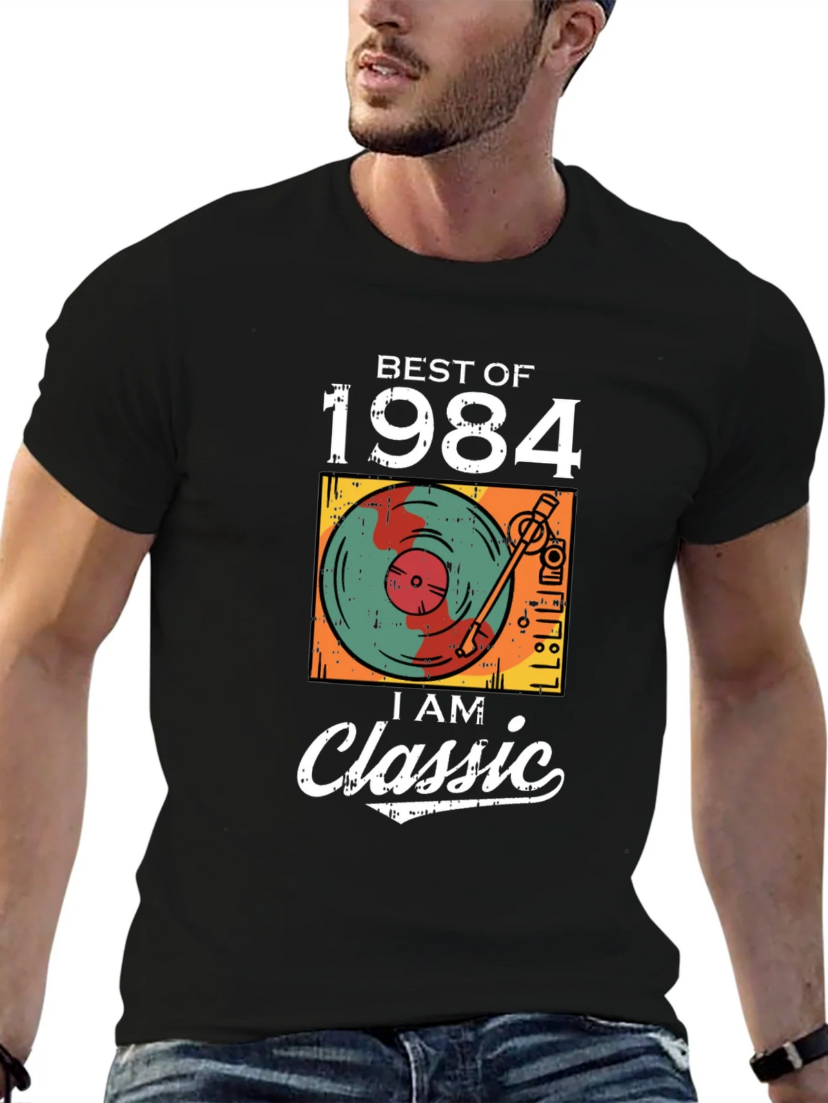 Best of 1984 Classic Tee - Vinyl Record Design product image 5