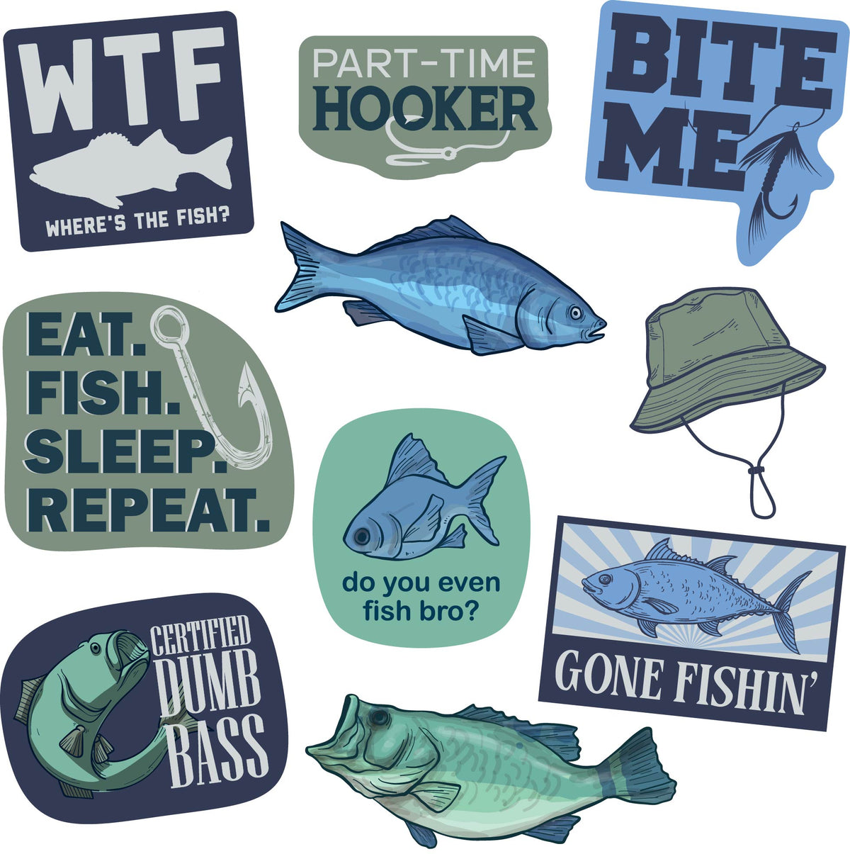 Fishing Stickers