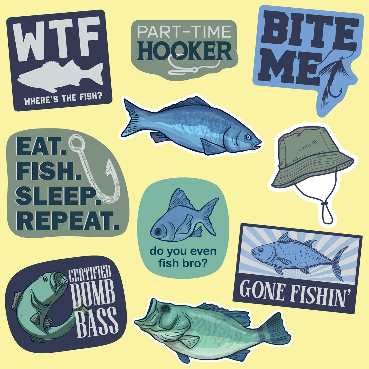 Fishing Stickers