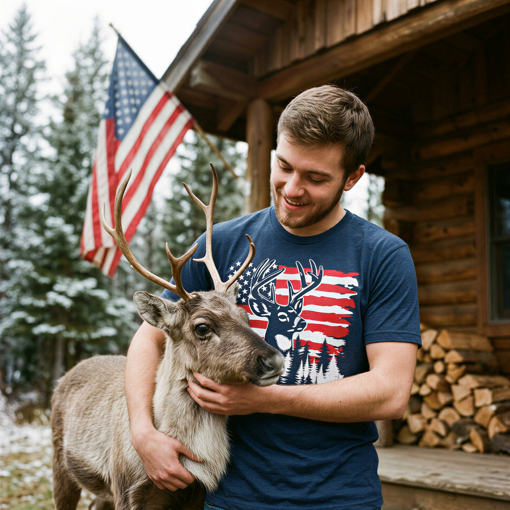 USA Buck Men's T Shirt product image 2