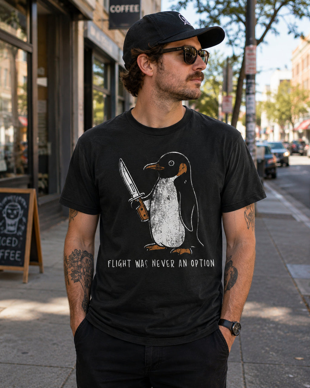Flight Was Never An Option Men's T Shirt product image 2